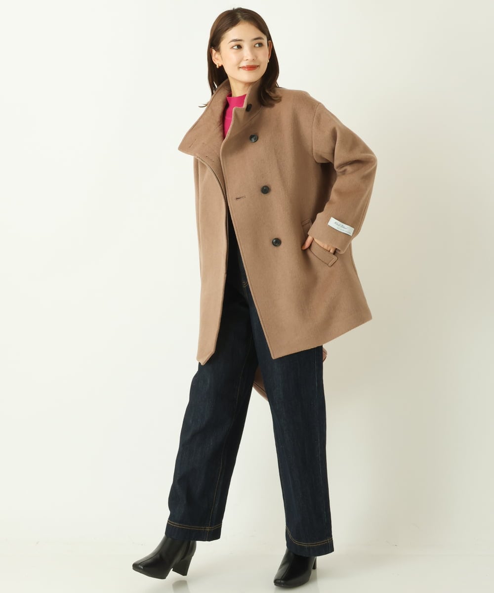 discount 76% WOMEN FASHION Coats Combined Navy Blue XS Mango Long coat 
