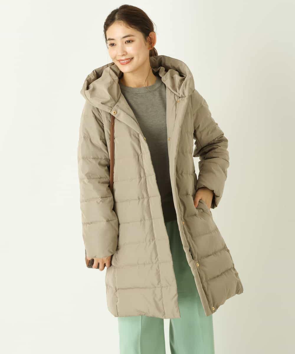 Beige M discount 87% NoName Long coat WOMEN FASHION Coats Long coat Fur 