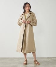 K2UDA01159 a.v.v(アー・ヴェ・ヴェ) ゆるトレンチコート ベージュ