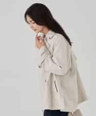 K2UDD02119 a.v.v(アー・ヴェ・ヴェ) ミドルトレンチコート アイボリー