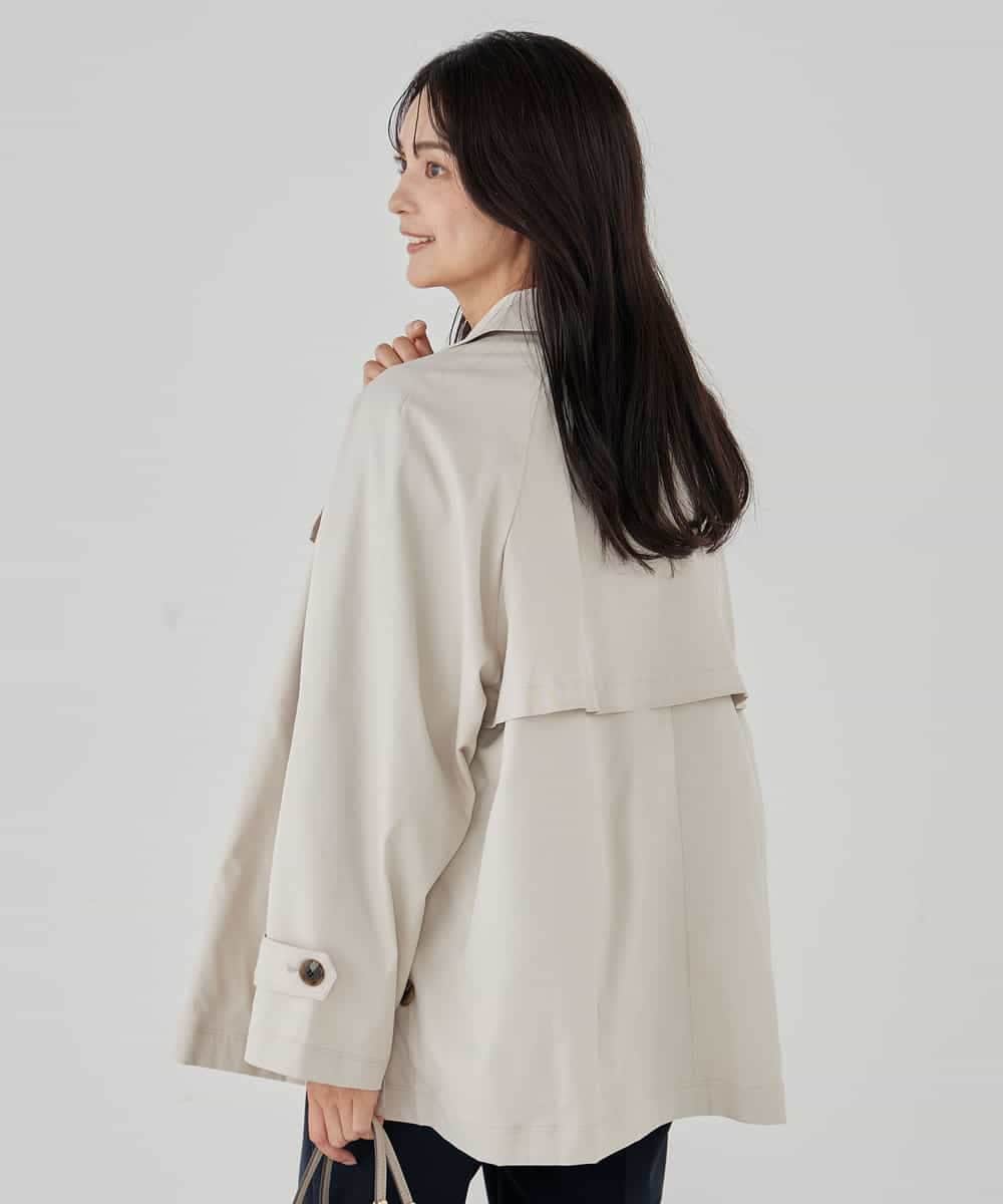 K2UDD02119 a.v.v(アー・ヴェ・ヴェ) ミドルトレンチコート アイボリー