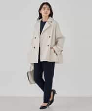 K2UDD02119 a.v.v(アー・ヴェ・ヴェ) ミドルトレンチコート アイボリー