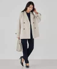 K2UDD02119 a.v.v(アー・ヴェ・ヴェ) ミドルトレンチコート アイボリー