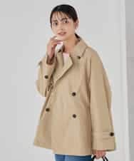 K2UDD02119 a.v.v(アー・ヴェ・ヴェ) ミドルトレンチコート アイボリー