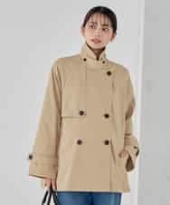 K2UDD02119 a.v.v(アー・ヴェ・ヴェ) ミドルトレンチコート アイボリー