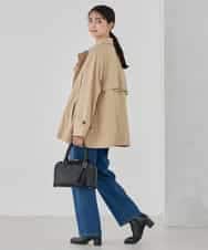 K2UDD02119 a.v.v(アー・ヴェ・ヴェ) ミドルトレンチコート アイボリー