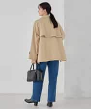 K2UDD02119 a.v.v(アー・ヴェ・ヴェ) ミドルトレンチコート アイボリー