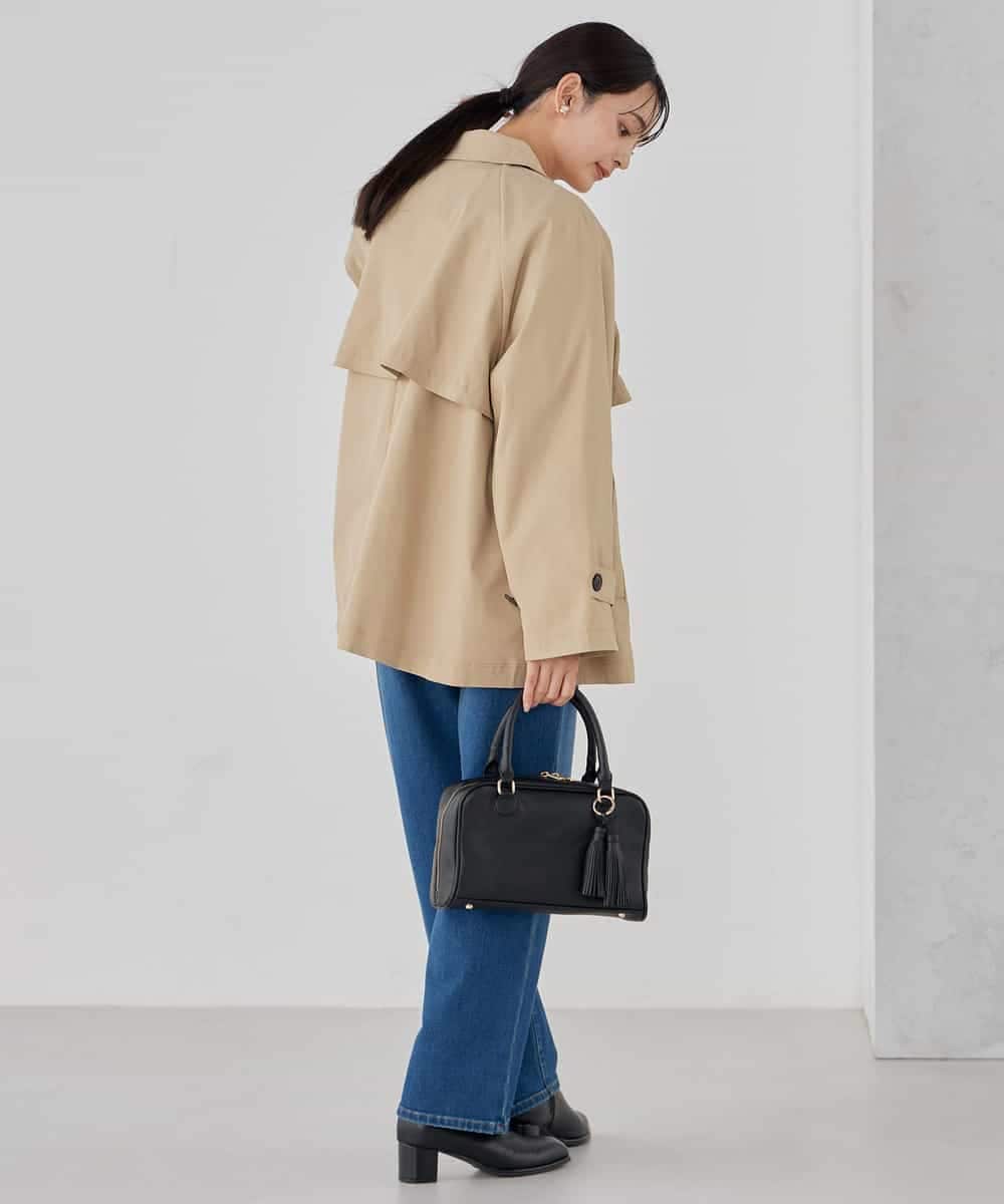 K2UDD02119 a.v.v(アー・ヴェ・ヴェ) ミドルトレンチコート アイボリー