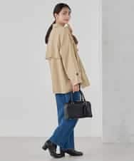 K2UDD02119 a.v.v(アー・ヴェ・ヴェ) ミドルトレンチコート アイボリー