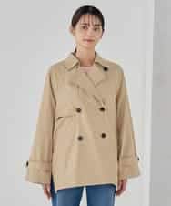 K2UDD02119 a.v.v(アー・ヴェ・ヴェ) ミドルトレンチコート アイボリー