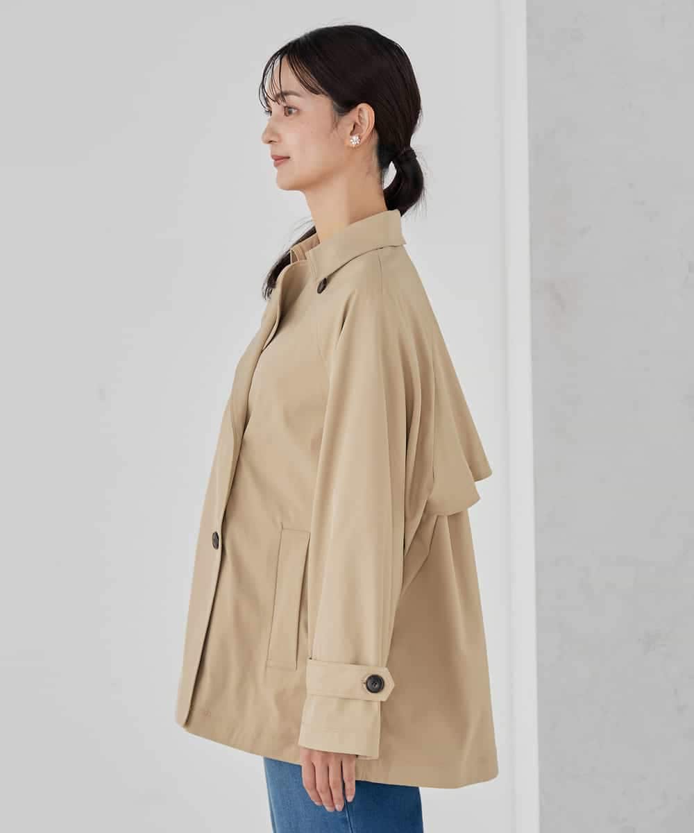 K2UDD02119 a.v.v(アー・ヴェ・ヴェ) ミドルトレンチコート アイボリー