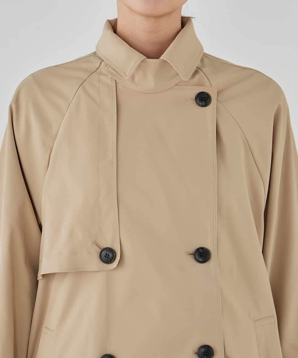 K2UDD02119 a.v.v(アー・ヴェ・ヴェ) ミドルトレンチコート アイボリー