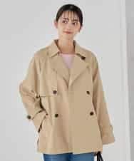 K2UDD02119 a.v.v(アー・ヴェ・ヴェ) ミドルトレンチコート ベージュ