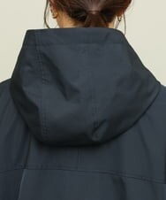 K2UDS04119 a.v.v(アー・ヴェ・ヴェ) 【微撥水】配色フーデッドモッズコート ネイビー