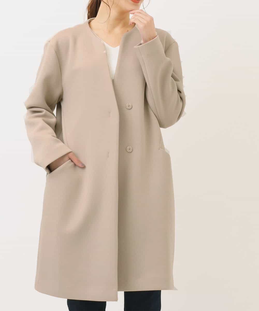 A V V アー ヴェ ヴェ キーネックツイルダンボールロングコート イトキンオンラインストア