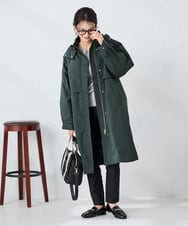 K2UKA12159 a.v.v(アー・ヴェ・ヴェ) ライナー付きモッズコート グリーン