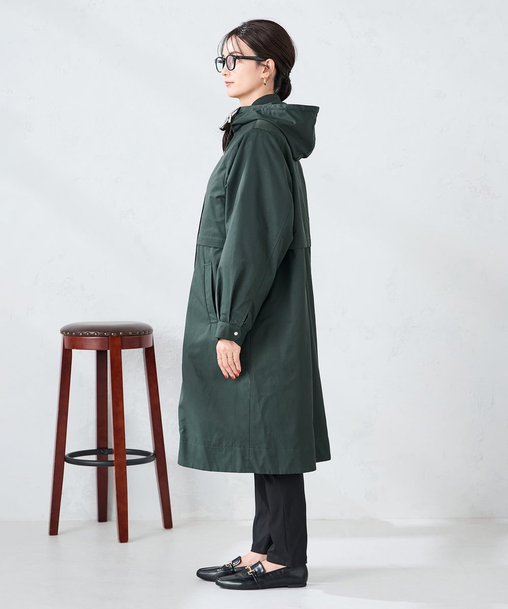 K2UKA12159 a.v.v(アー・ヴェ・ヴェ) ライナー付きモッズコート グリーン