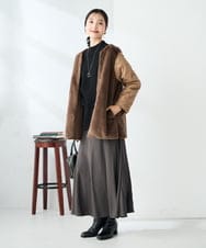 K2UKA12159 a.v.v(アー・ヴェ・ヴェ) ライナー付きモッズコート グリーン