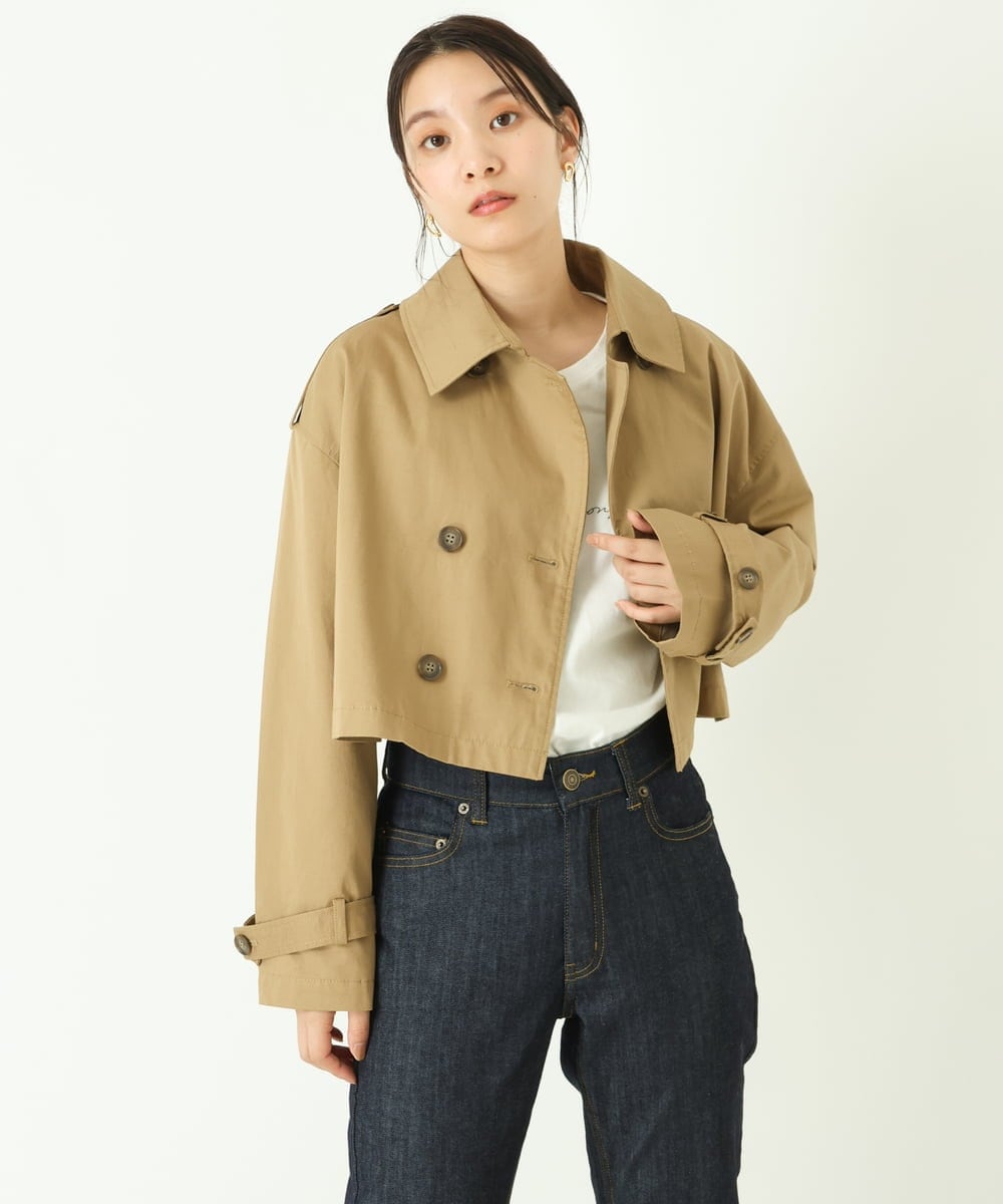 K2UKP15209 a.v.v(アー・ヴェ・ヴェ) マルチウェイトレンチコート ベージュ