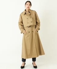 K2UKP15209 a.v.v(アー・ヴェ・ヴェ) マルチウェイトレンチコート ベージュ