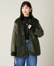 K2UKS01139 a.v.v(アー・ヴェ・ヴェ) 【マルチWAY】ライナー付モッズコート ネイビー