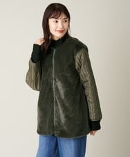 K2UKS01139 a.v.v(アー・ヴェ・ヴェ) 【マルチWAY】ライナー付モッズコート ネイビー