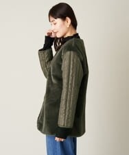 K2UKS01139 a.v.v(アー・ヴェ・ヴェ) 【マルチWAY】ライナー付モッズコート ネイビー