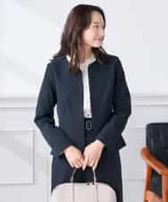 K3BFD04044 a.v.v Elmi(アー・ヴェ・ヴェ) 【低身長サイズ】【洗える】サテンギャザーブラウス ピンク