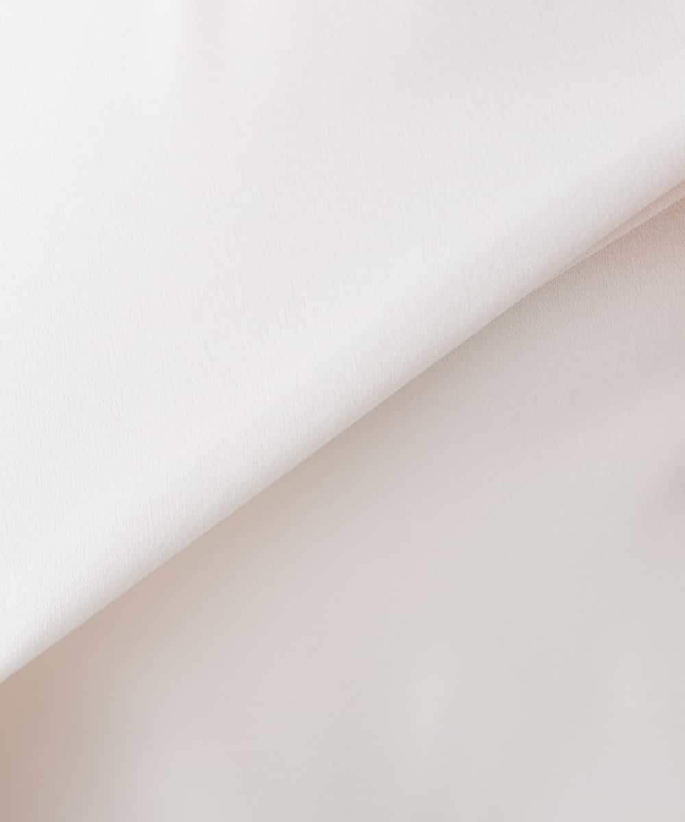 K3BFD04044 a.v.v Elmi(アー・ヴェ・ヴェ) 【低身長サイズ】【洗える】サテンギャザーブラウス ピンク