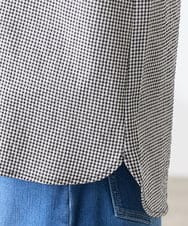 K3BGD08044 a.v.v Elmi(アー・ヴェ・ヴェ) 【低身長サイズ】ソフトサッカースキッパーブラウス ライトブルー