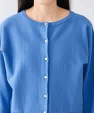 K3CBD20049 a.v.v Elmi(アー・ヴェ・ヴェ) 【低身長サイズ/2WAY】クルーネッククロップドカーディガン オレンジ