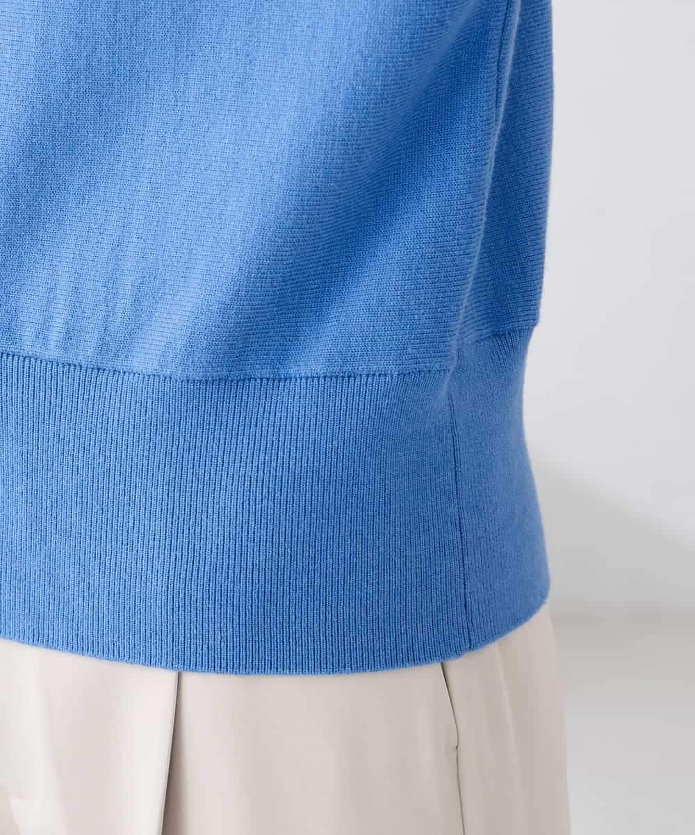 K3CBD20049 a.v.v Elmi(アー・ヴェ・ヴェ) 【低身長サイズ/2WAY】クルーネッククロップドカーディガン オレンジ