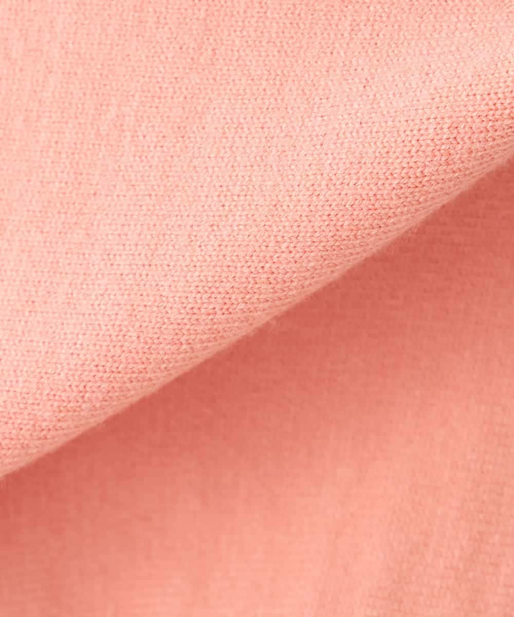 K3CBD20049 a.v.v Elmi(アー・ヴェ・ヴェ) 【低身長サイズ/2WAY】クルーネッククロップドカーディガン オレンジ