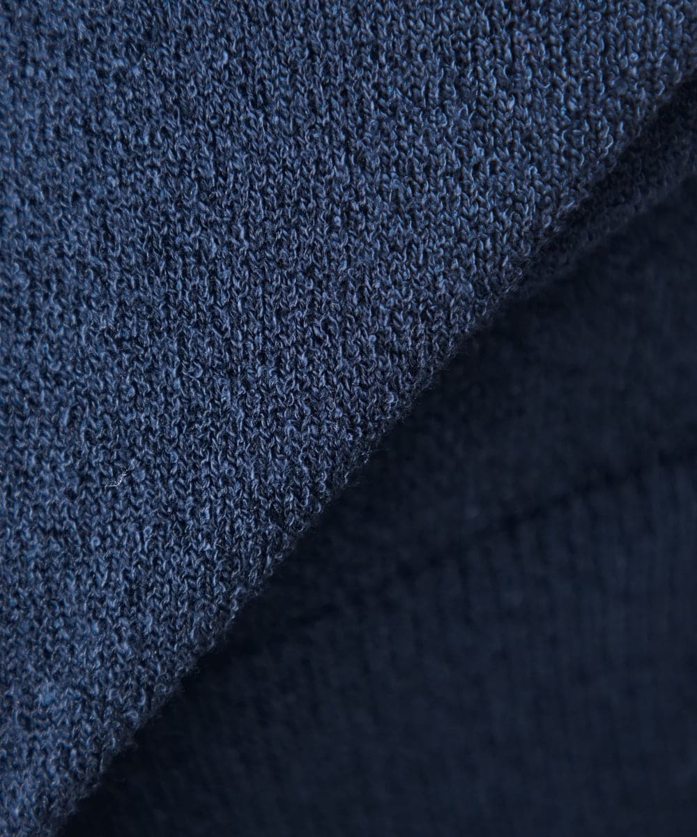 K3CED03059 a.v.v Elmi(アー・ヴェ・ヴェ) 【低身長サイズ】バックギャザーニットブルゾン ネイビー