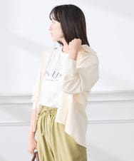 K3CED04054 a.v.v Elmi(アー・ヴェ・ヴェ) 【低身長サイズ】バックフレアダンボールパーカー ネイビー