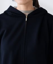 K3CED04054 a.v.v Elmi(アー・ヴェ・ヴェ) 【低身長サイズ】バックフレアダンボールパーカー ネイビー