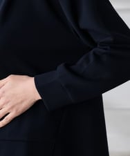 K3CED04054 a.v.v Elmi(アー・ヴェ・ヴェ) 【低身長サイズ】バックフレアダンボールパーカー ネイビー