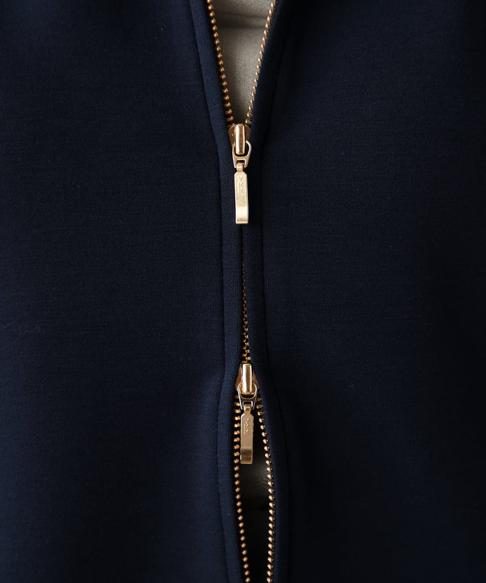 K3CED04054 a.v.v Elmi(アー・ヴェ・ヴェ) 【低身長サイズ】バックフレアダンボールパーカー ネイビー