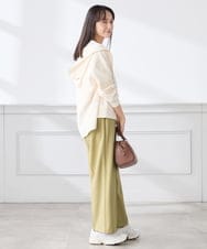 K3CED04054 a.v.v Elmi(アー・ヴェ・ヴェ) 【低身長サイズ】バックフレアダンボールパーカー ネイビー