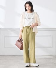 K3CED04054 a.v.v Elmi(アー・ヴェ・ヴェ) 【低身長サイズ】バックフレアダンボールパーカー ネイビー