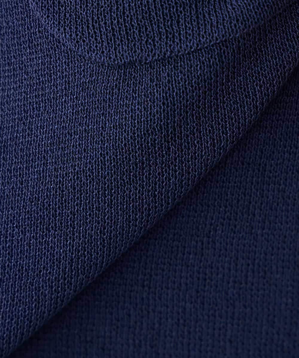 K3CGD12059 a.v.v Elmi(アー・ヴェ・ヴェ) 【低身長サイズ】6分袖ジャケットライクカーディガン ネイビー