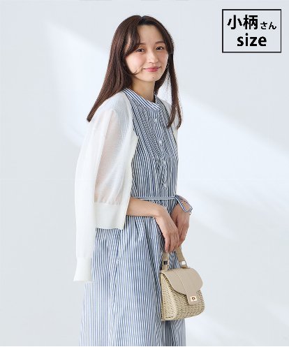 K3CGD13059 a.v.v Elmi 【低身長サイズ】シアージップカーディガン