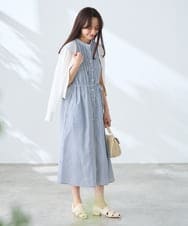 K3CGD13059 a.v.v Elmi(アー・ヴェ・ヴェ) 【低身長サイズ】シアージップカーディガン ホワイト