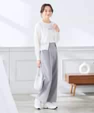 K3CGD13059 a.v.v Elmi(アー・ヴェ・ヴェ) 【低身長サイズ】シアージップカーディガン ホワイト