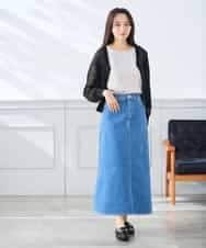 K3CGD13059 a.v.v Elmi(アー・ヴェ・ヴェ) 【低身長サイズ】シアージップカーディガン ホワイト