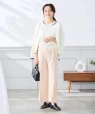 K3CGD20049 a.v.v Elmi(アー・ヴェ・ヴェ) 【低身長サイズ】クルーネックサマーカーディガン【洗える/接触冷感/UVカット】 レッド