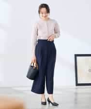 K3CGD20049 a.v.v Elmi(アー・ヴェ・ヴェ) 【低身長サイズ】クルーネックサマーカーディガン【洗える/接触冷感/UVカット】 レッド