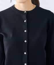 K3CGD20049 a.v.v Elmi(アー・ヴェ・ヴェ) 【低身長サイズ】クルーネックサマーカーディガン【洗える/接触冷感/UVカット】 レッド