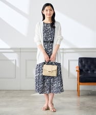 K3CGD22049 a.v.v Elmi(アー・ヴェ・ヴェ) 【低身長サイズ】さらさらタッチトッパーカーディガン【UVカット/接触冷感】 ライトイエロー