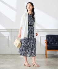 K3CGD22049 a.v.v Elmi(アー・ヴェ・ヴェ) 【低身長サイズ】さらさらタッチトッパーカーディガン【UVカット/接触冷感】 ライトイエロー